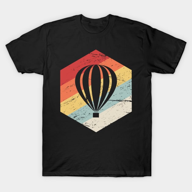 Retro Vintage Hot Air Balloon Graphic T-Shirt by MeatMan